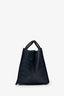 Celine Black Croc Embossed Leather Luggage Phantom Top Handle