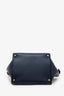 Celine Black Croc Embossed Leather Luggage Phantom Top Handle