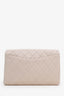Pre-Loved Chanel™ Pink Quilted Lambskin Clutch on Chain
