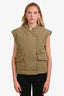 Ba&sh Light Green Cotton Vest Size 1