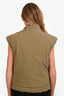 Ba&sh Light Green Cotton Vest Size 1