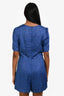 Maje Blue Paisley Print Romper Size 38