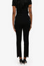 Dorothee Schumacher Black Slit Cuff Skinny Trousers Size 0