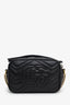 Gucci Black GG Quilted Chevron Leather Marmont Mini Camera Bag
