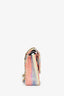 Pre-Loved Chanel™ 2009/10 Pink/Multicolour Lambskin Watercolour Medium Double Flap