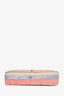 Pre-Loved Chanel™ 2009/10 Pink/Multicolour Lambskin Watercolour Medium Double Flap