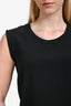 3.1 Phillip Lim Black Silk Round Neck Sleeveless Top Size 0