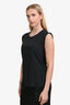 3.1 Phillip Lim Black Silk Round Neck Sleeveless Top Size 0
