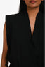 IRO Black Sleeveless V-Neck Jumpsuit Size 34