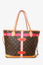 Louis Vuitton 2018 Limited Edition Monogram Summer Trunks Neo Neverfull MM With Pouch