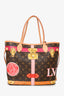 Louis Vuitton 2018 Limited Edition Monogram Summer Trunks Neo Neverfull MM With Pouch
