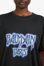 Balmain Black Cotton T-Shirt Size 42