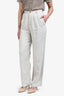 Reformation Cream Linen Trousers Size 6