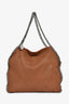 Stella McCartney Brown Faux Suede Large Falabella Shoulder Bag
