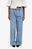 Prada 2023 Light Wash Wide Leg Jeans Size 25