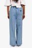 Prada 2023 Light Wash Wide Leg Jeans Size 25