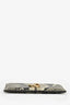 Jimmy Choo Grey/Black Snake Printed Card Holder