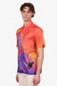 Stella McCartney x Disney Pink/Purple Silk Fantasia Print Shirt Size XS Mens