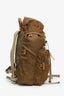 Prada Brown Re-nylon Triangle Logo Buckled Backpack