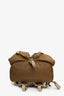 Prada Brown Re-nylon Triangle Logo Buckled Backpack