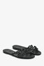 Hermès Black Rubber 'Chain d'Ancre Rivage' Sandals Size 38