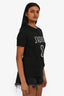 Christian Dior Black Cotton 'J'Adior 8' T-Shirt Size XS