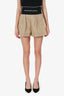 Alexander Wang Beige Cotton High Waisted Shorts Size 4