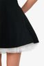 Shushu/Tong Black Puffy Strapless Mini Dress Size 6