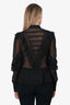 Etro Black Lace Long Sleeve Blouse Size 44