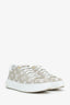 Louis Vuitton Beige Denim Monogram Time Out Sneakers Size 36.5
