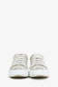 Louis Vuitton Beige Denim Monogram Time Out Sneakers Size 36.5