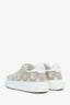 Louis Vuitton Beige Denim Monogram Time Out Sneakers Size 36.5