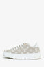 Louis Vuitton Beige Denim Monogram Time Out Sneakers Size 36.5