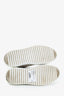 Louis Vuitton Beige Denim Monogram Time Out Sneakers Size 36.5