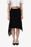 Marni Black/Grey Asymmetrical Skirt Size 36