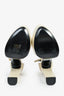 Saint Laurent Cream Leather 'Jodie 145' Heels Size 37