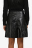 Pre-Loved Chanel™ Black Lambskin CC Buckle Shorts Size 38