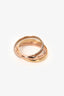 Cartier 18K Yellow/White/Rose Gold Trinity Ring Small Model Size 4 1/2