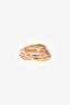 Cartier 18K Yellow/White/Rose Gold Trinity Ring Small Model Size 50