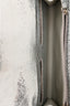 Jimmy Choo Silver Metallic Bow Embellished Evening Shoulder Bag
