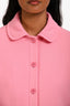 Miu Miu 2013 Pink Wool Coat Size 36