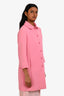 Miu Miu 2013 Pink Wool Coat Size 36