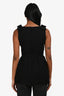 Red Valentino Black Bow Detailed Sleeveless Top Estimated Size S