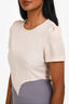 Victoria Victoria Beckham Pink/Grey Colourblock Short Sleeve Dress Size 4 US