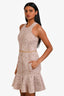 Lanvin Pink Lace Sleeveless Dress SIze 34