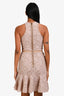 Lanvin Pink Lace Sleeveless Dress SIze 34