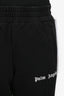 Palm Angels Black Logo Printed Tracksuit Pants Size L