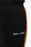 Palm Angels Navy/Multicolour Classic Logo Printed Tracksuit Pants Estimated Size M