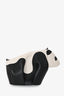 Loewe 2016 Black/White Leather Panda Animal Crossbody With Strap