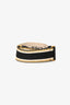Christian Dior Black/Yellow Canvas Guitar Strap